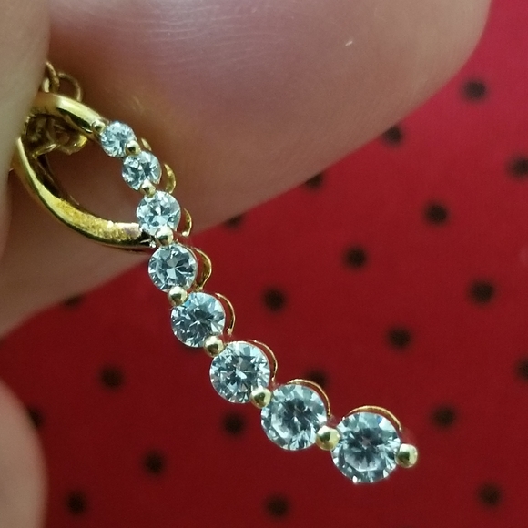 Vintage Stauer 925 Gold Overlay Journey  Pendant - Picture 5 of 12